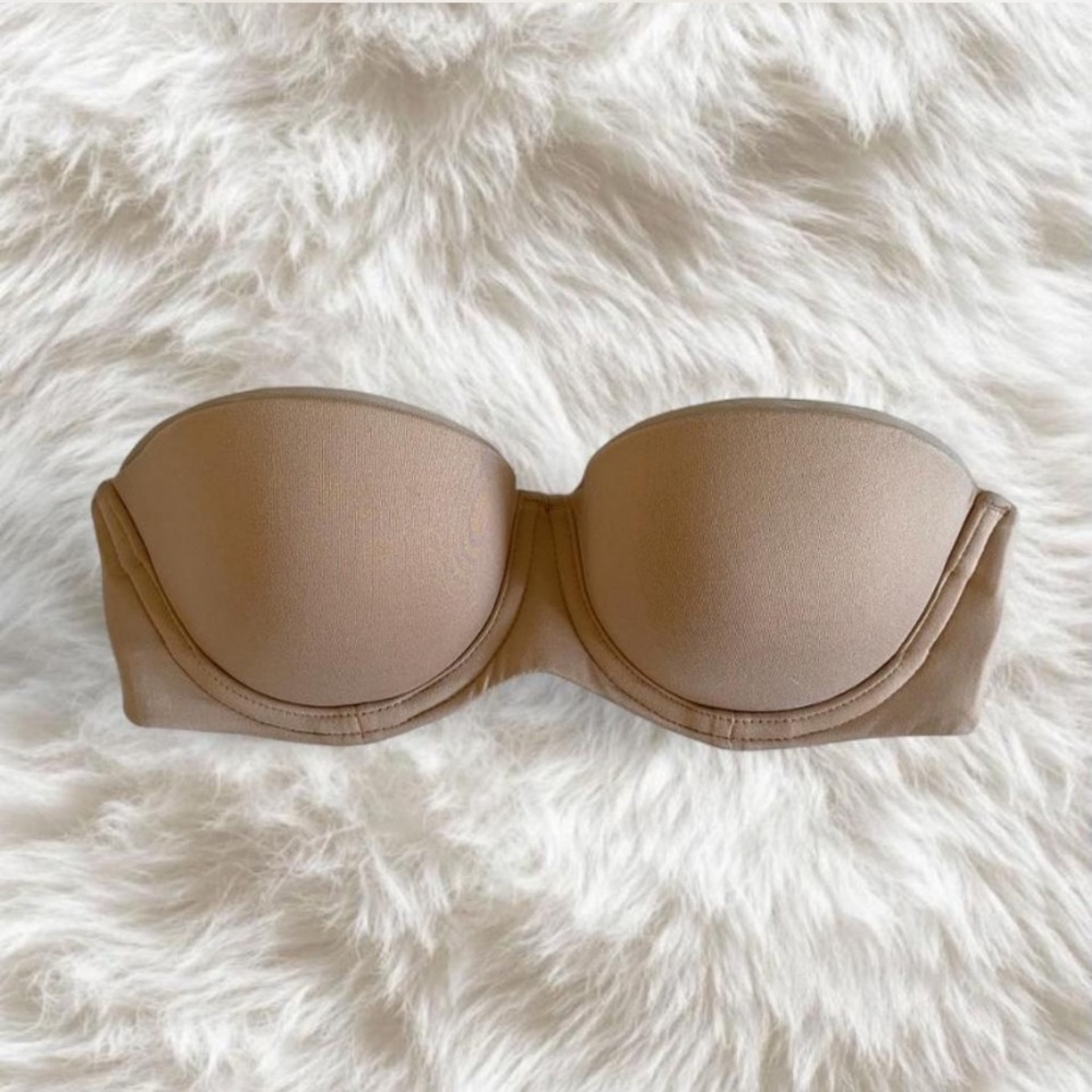 Strapless Nude Bandeau Bra - Seamless Support